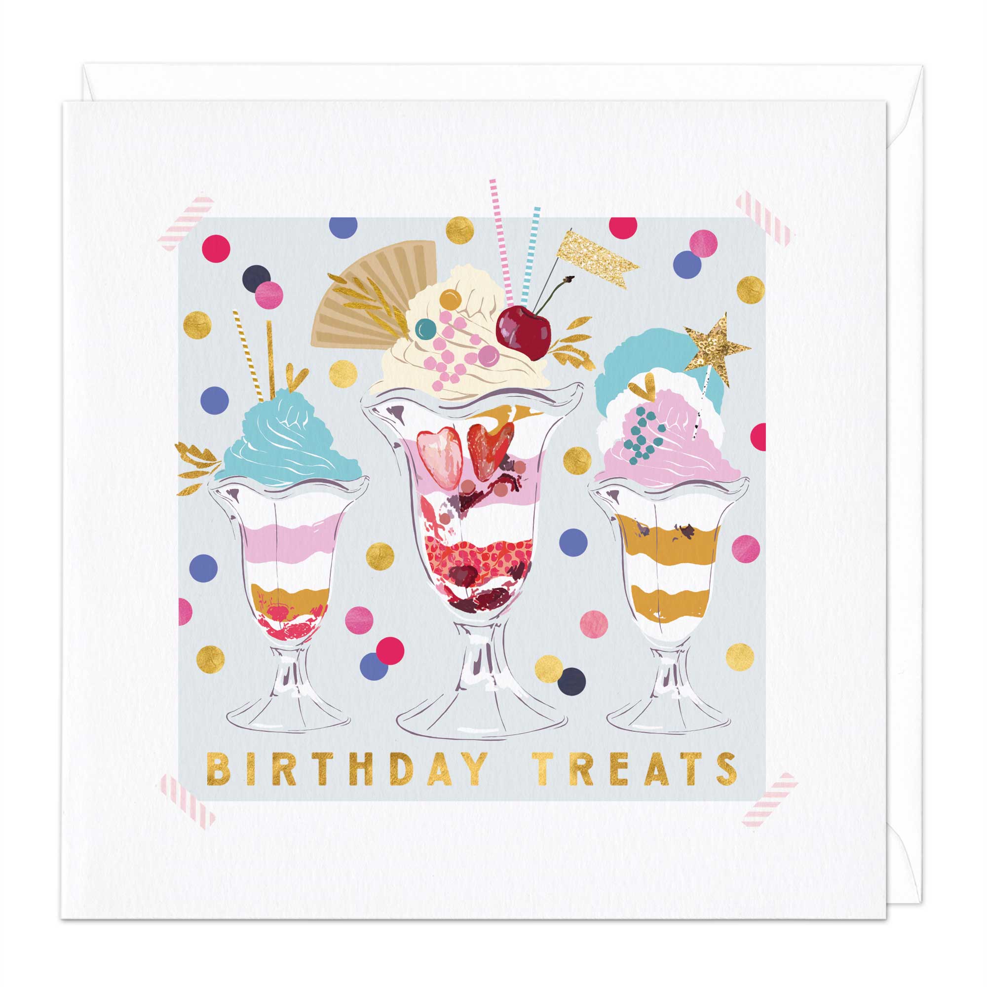 Greeting Card-E506 - Birthday Treats Card-Whistlefish