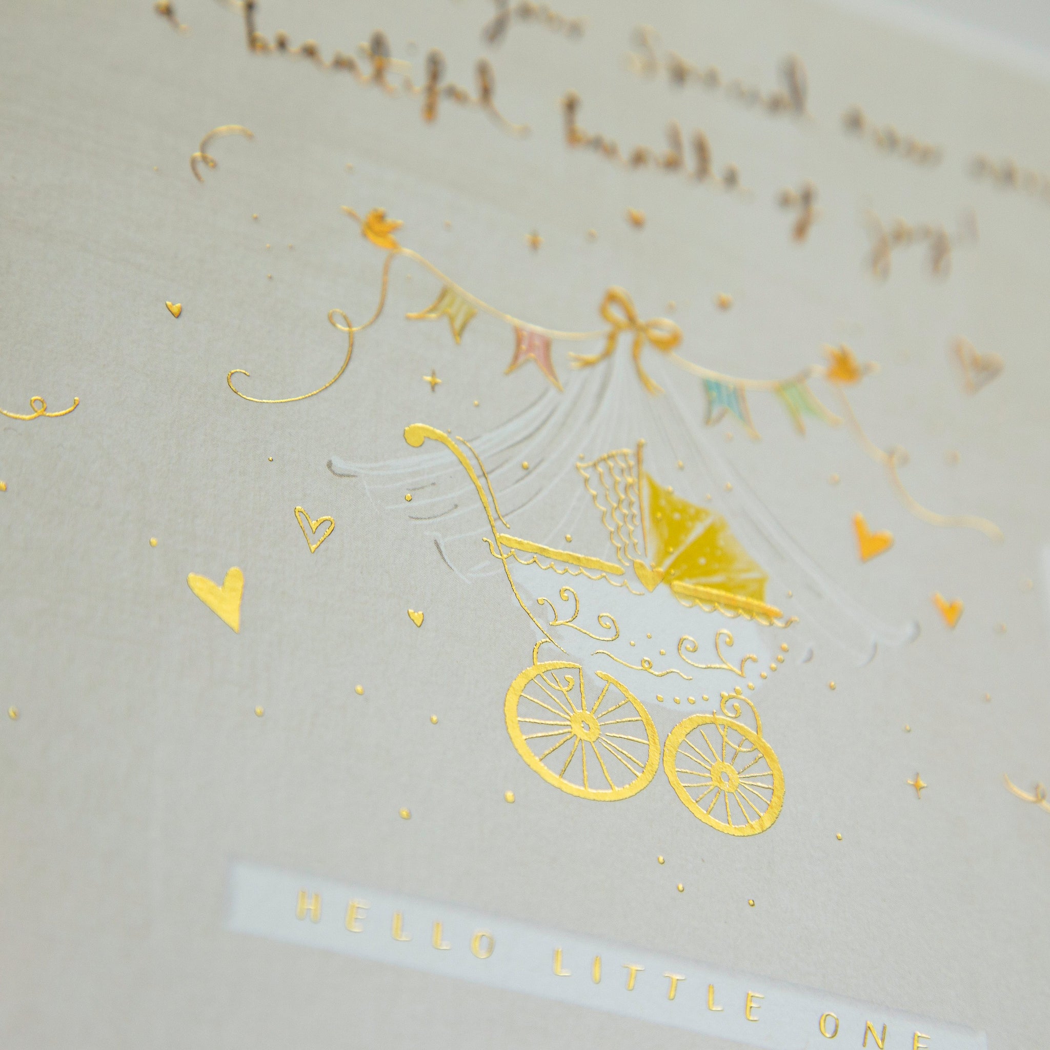 Greeting Card-E616 - Hello Little One Card-Whistlefish