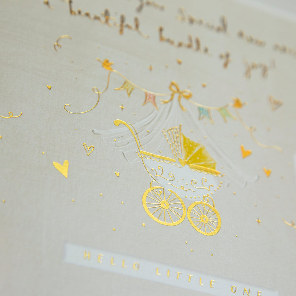 Greeting Card-E616 - Hello Little One Card-Whistlefish