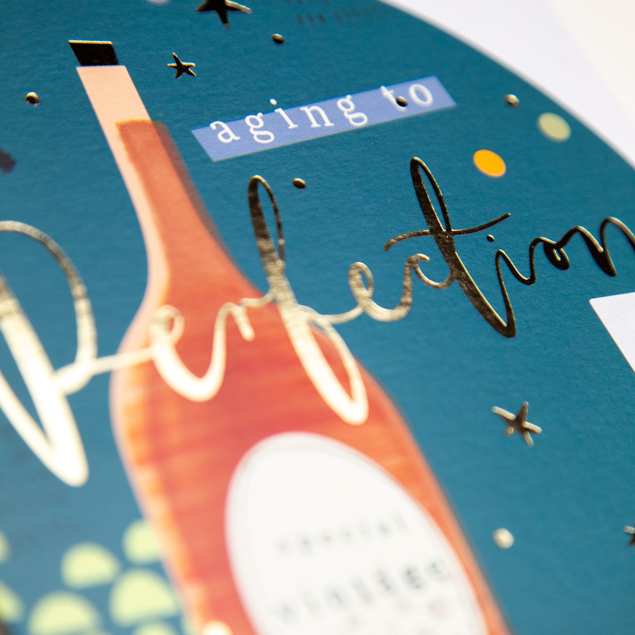 Greeting Card-E663 - Aging to Perfect Birthday Card-Whistlefish