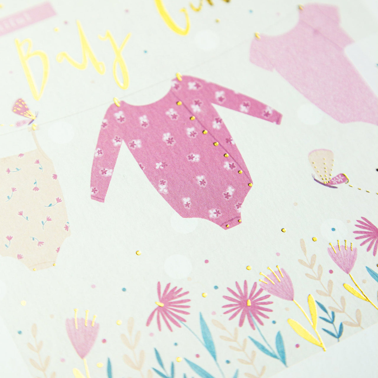 Greeting Card - E703 - Baby Girl Card - Baby Girl Card - Whistlefish