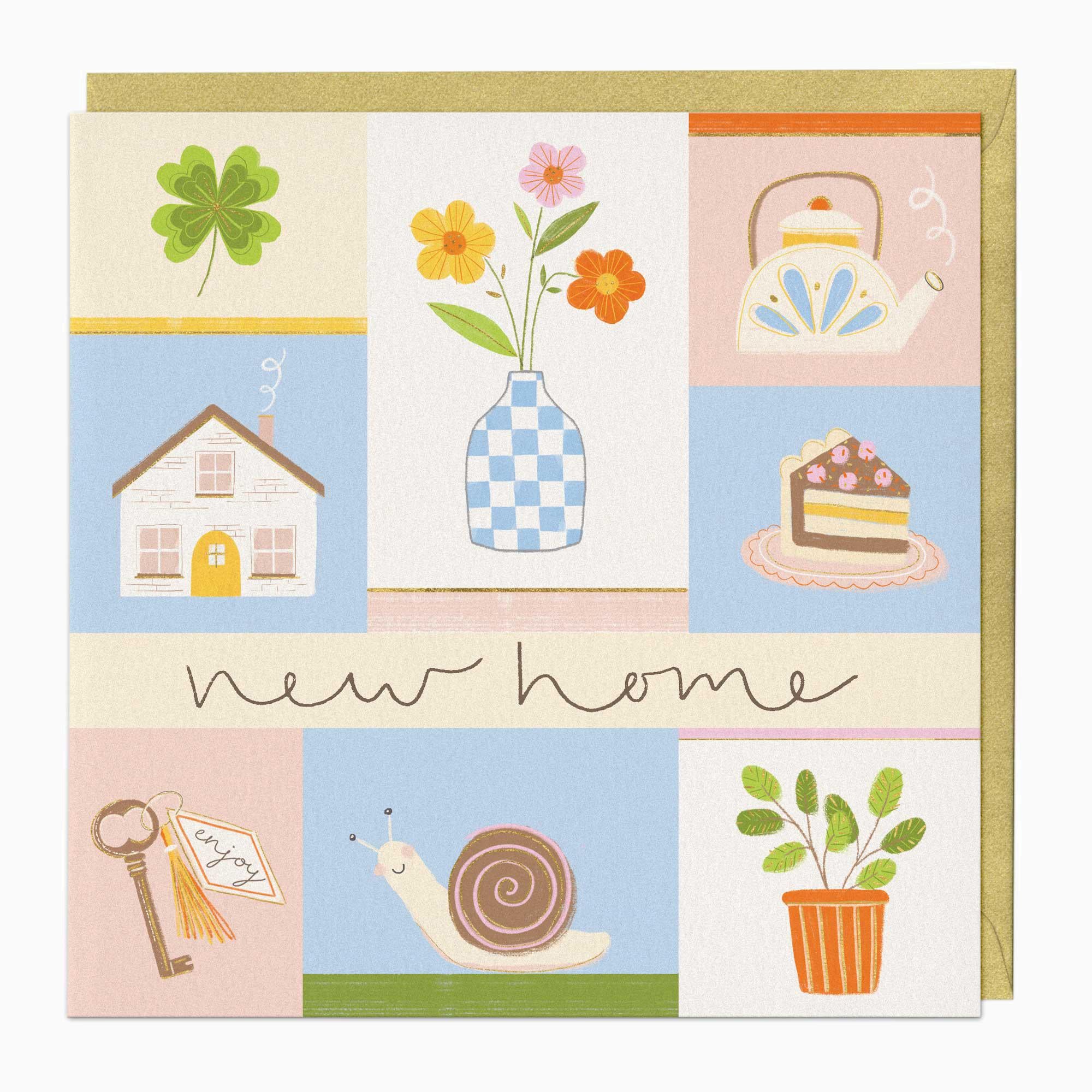 Greeting Card-E788 - New Home Delights Card-Whistlefish