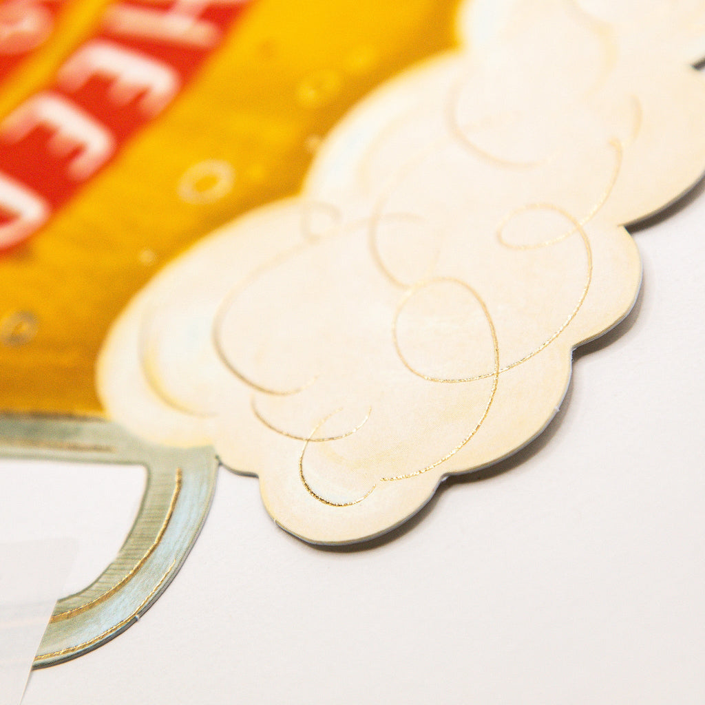 Greeting Card - F077 - Cheers To You Beer Cut-Out Card - Cheers To You Beer Cut-Out Card - Whistlefish
