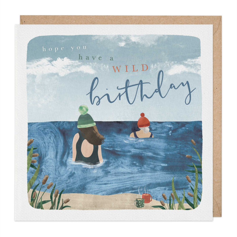 Greeting Card - F082 - Wild Swimmers Art Card - Wild Swimmers Art Card - Whistlefish