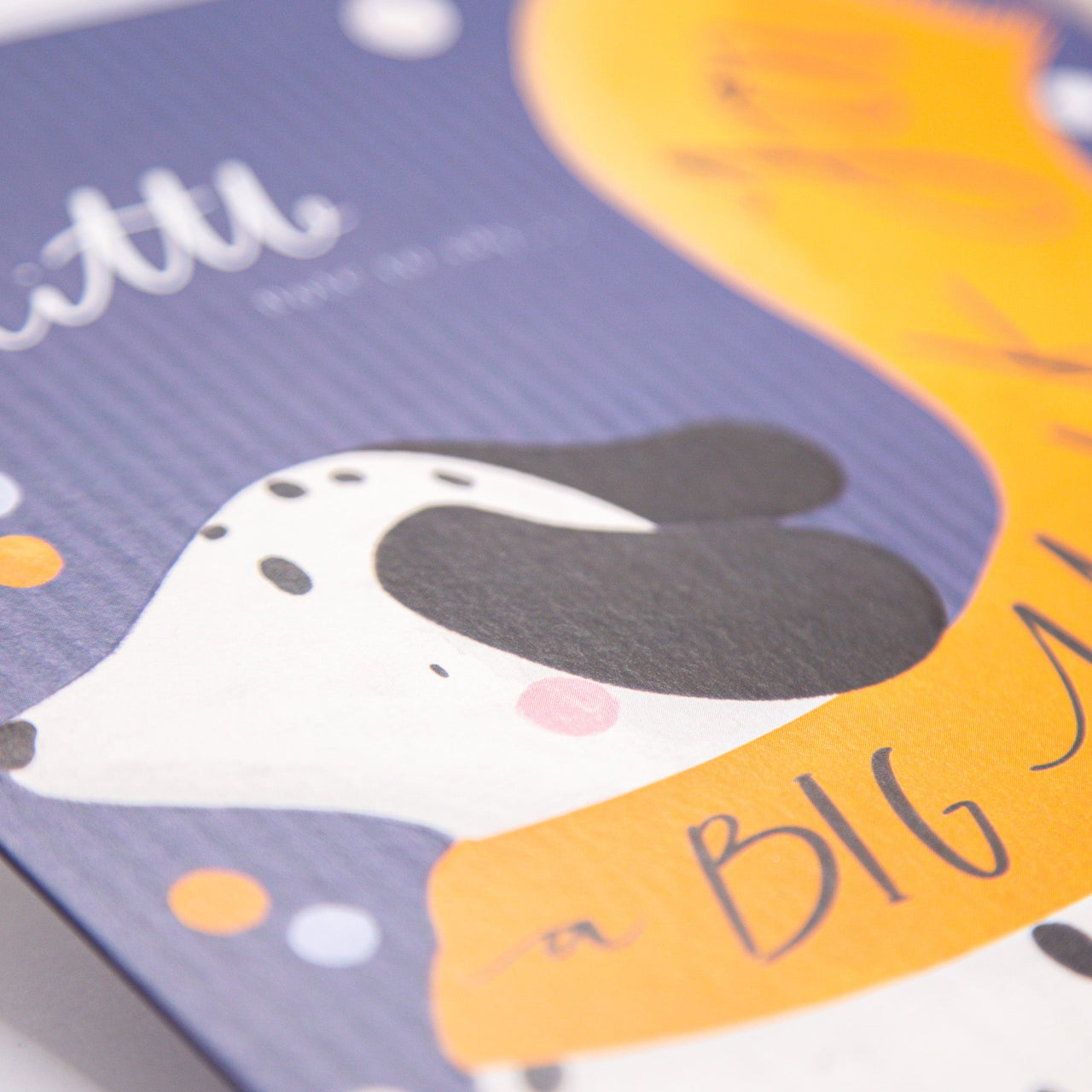 Greeting Card - F085 - Spotty Dog Thank You Card - Spotty Dog Thank You Card - Whistlefish