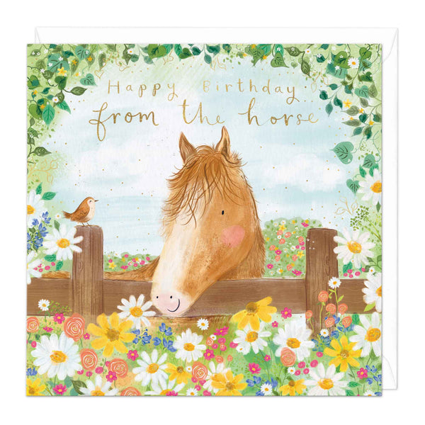 Greeting Card - F110 - Love From The Horse Card - Love From The Horse Card - Whistlefish