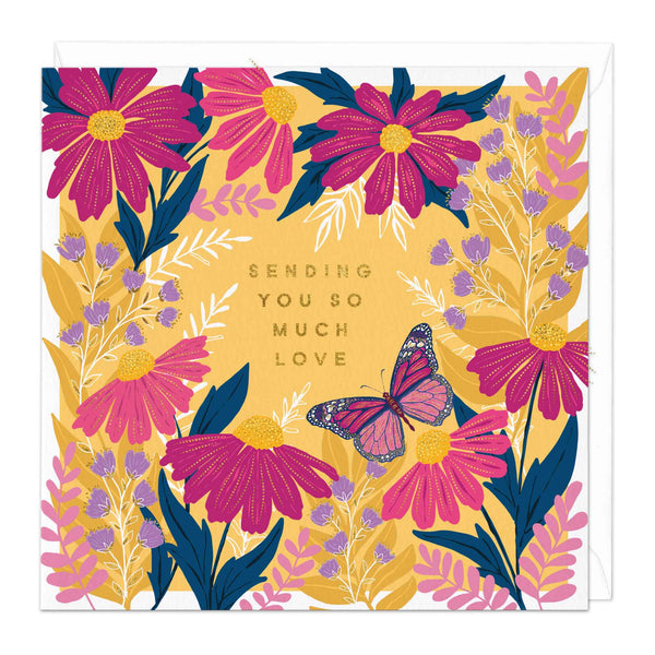 Greeting Card - F132 - Sending You So Much Love Art Card - Sending You So Much Love Art Card - Whistlefish