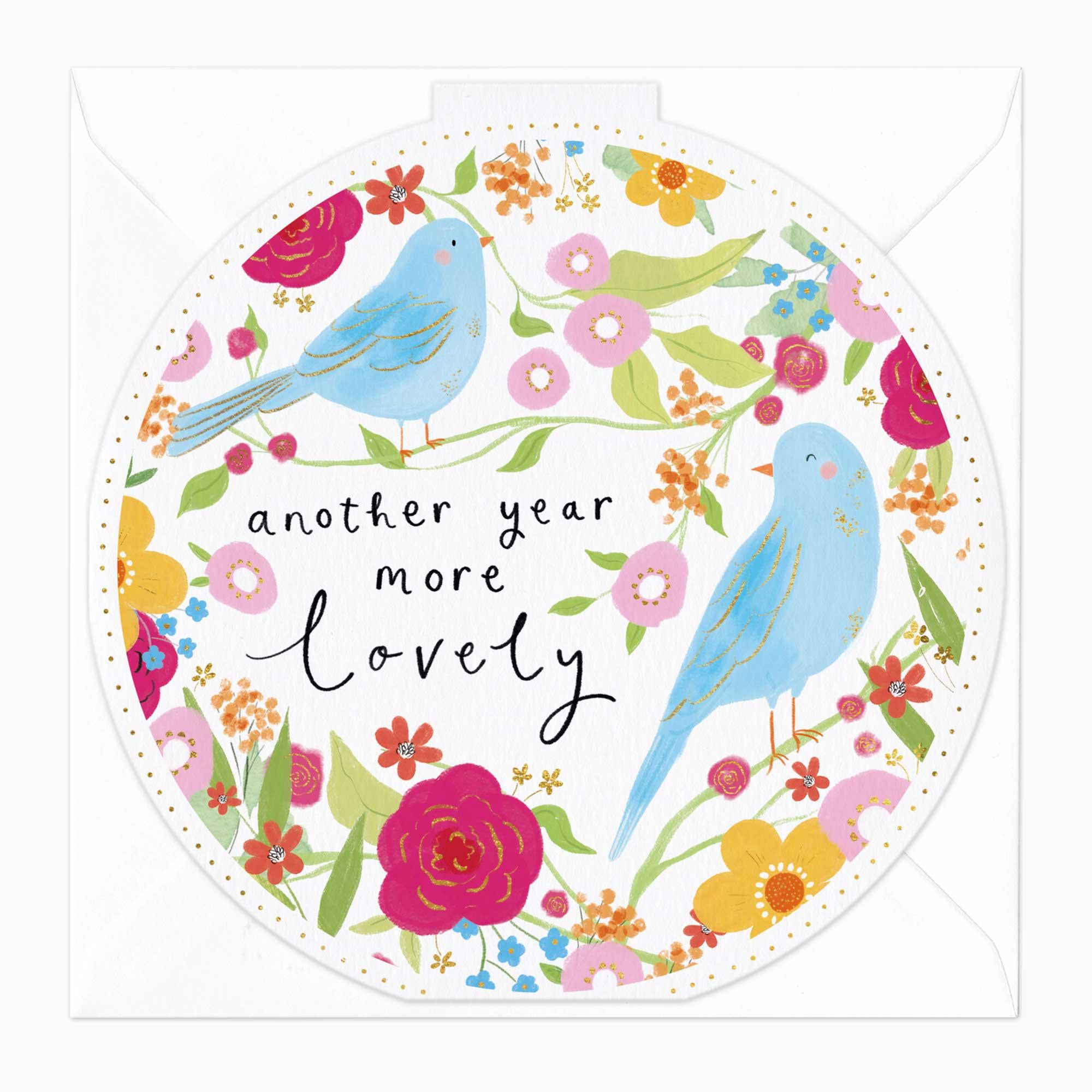 Greeting Card-F145 - Another Year More Lovely Birthday Card-Whistlefish