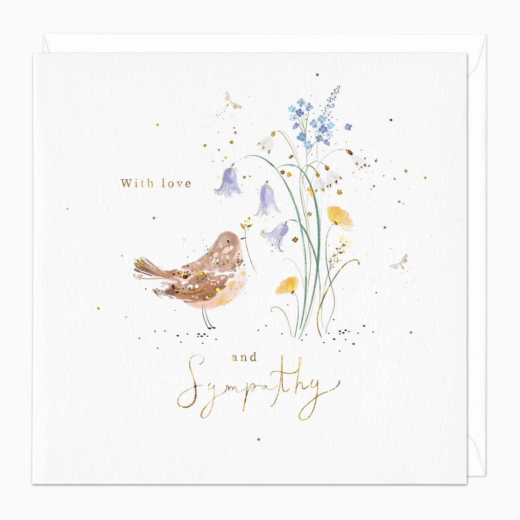 Greeting Card-F198 - With Love And Sympathy Card-Whistlefish