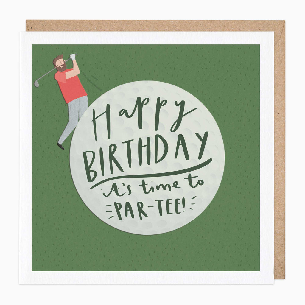 Greeting Card-F219 - Swinging Into Another Year Birthday Card-Whistlefish