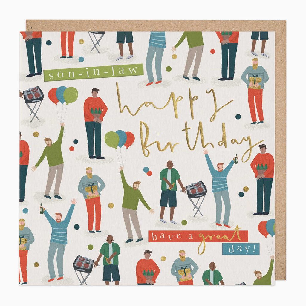 Greeting Card-F269 - Son In Law Birthday Card-Whistlefish