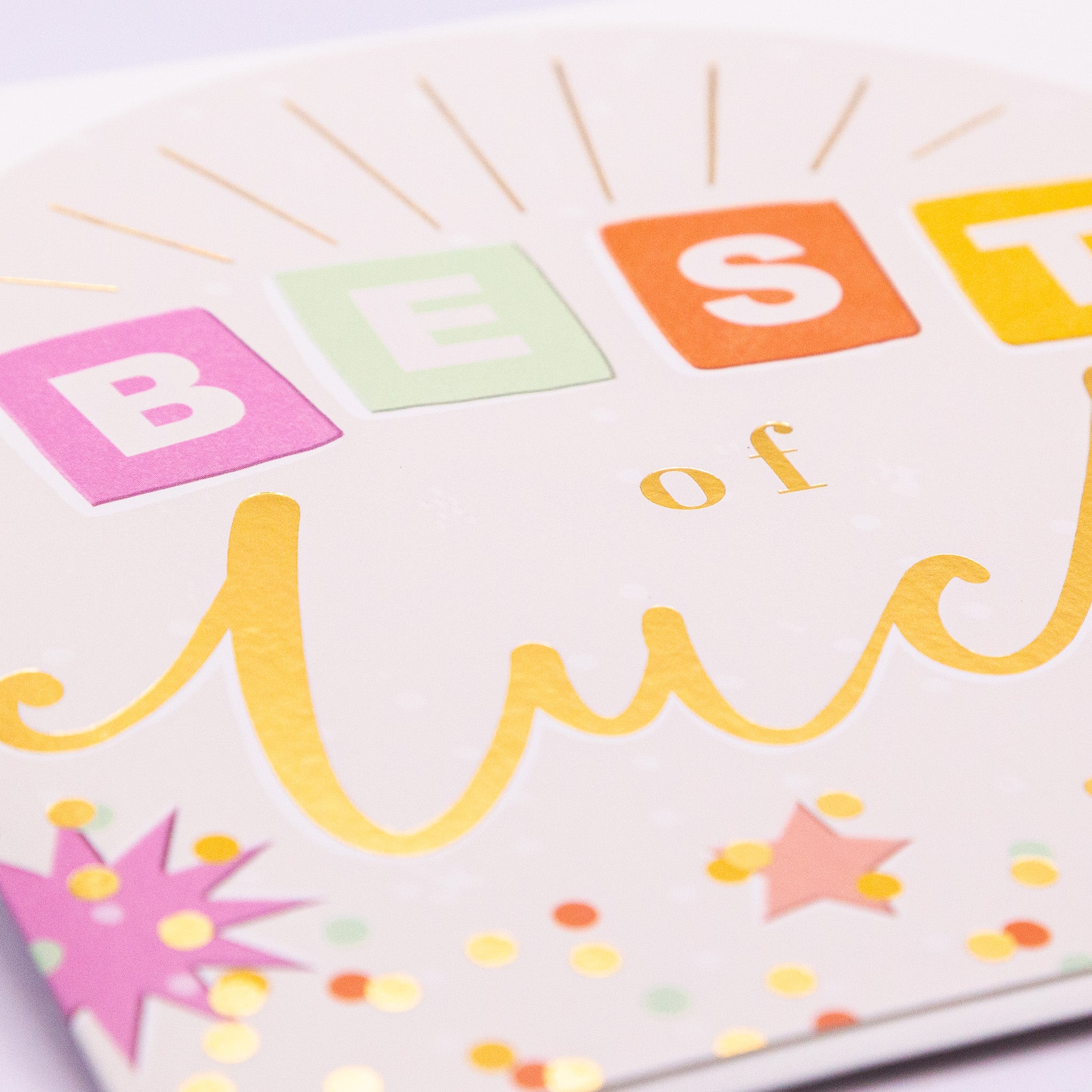 Greeting Card - F273 - Best Of Luck Arch Card - Best Of Luck Arch Card - Whistlefish