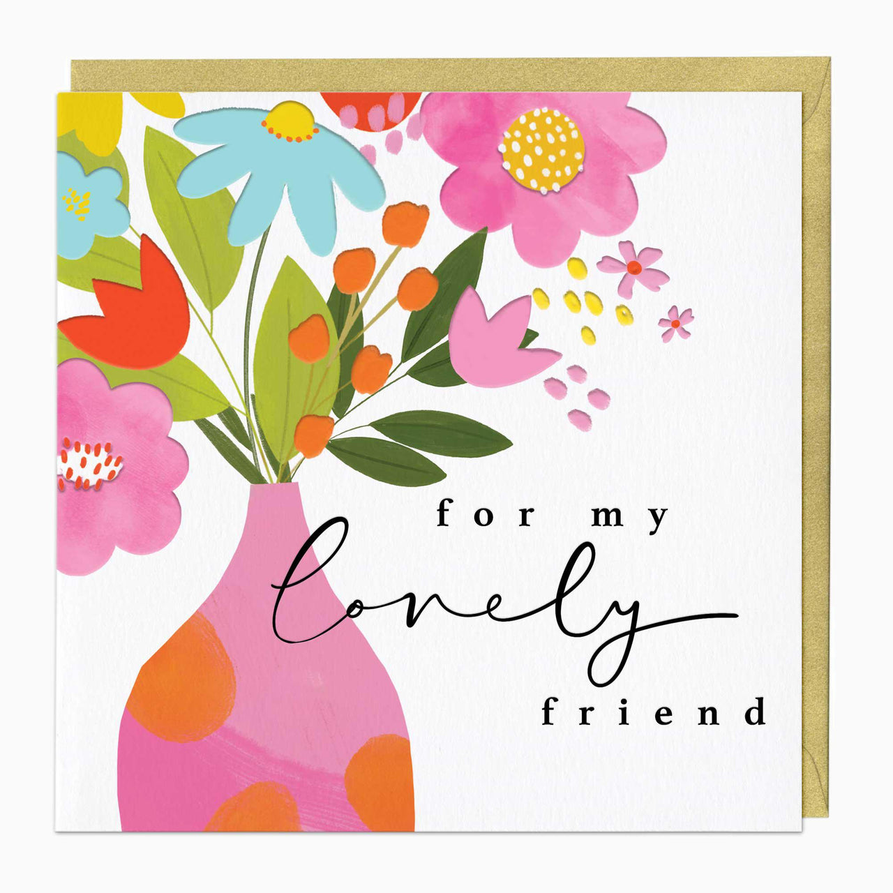 Greeting Card-F278 - Lovely Friend Greeting Card-Whistlefish