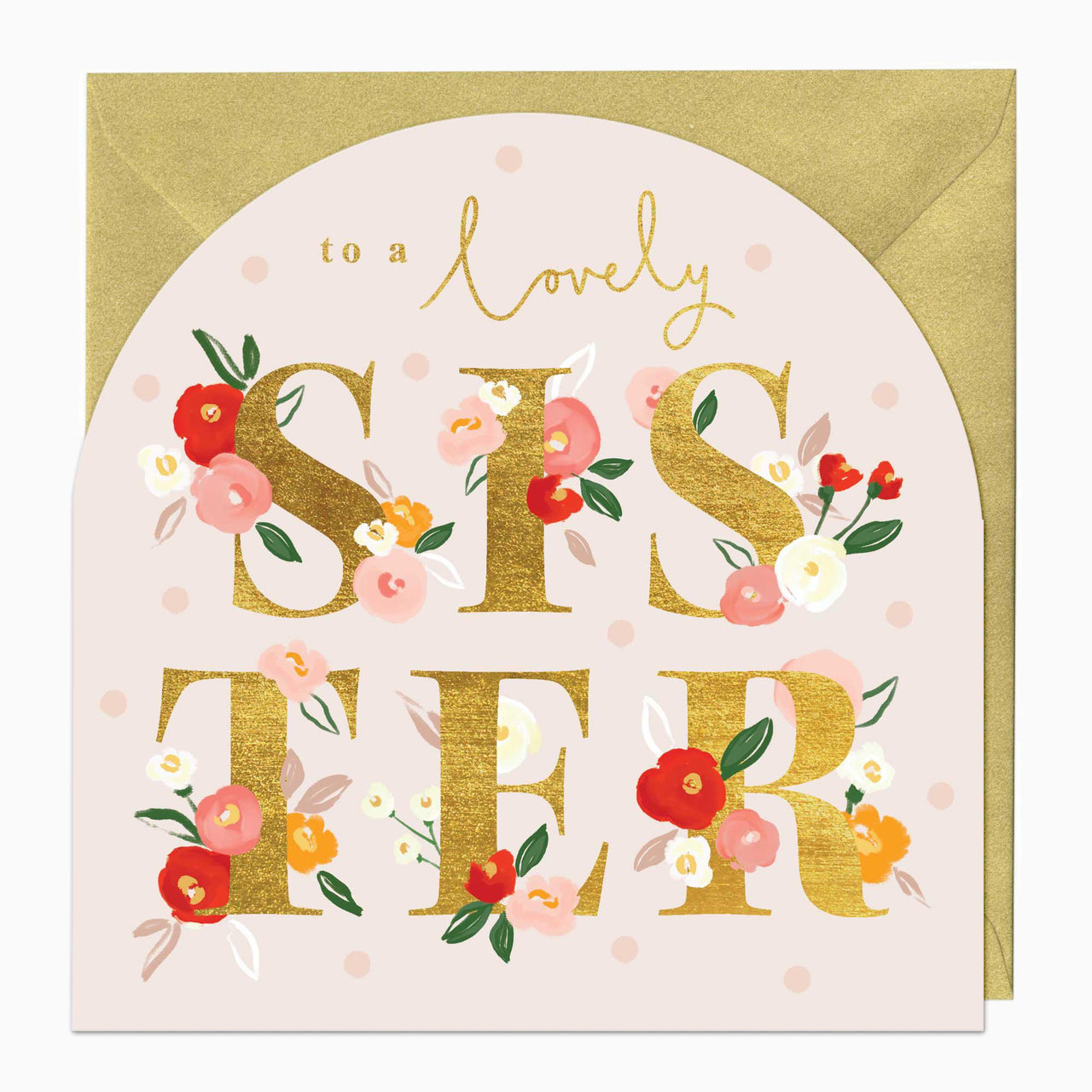 Greeting Card-F322 - Radiant Sister Arch Card-Whistlefish