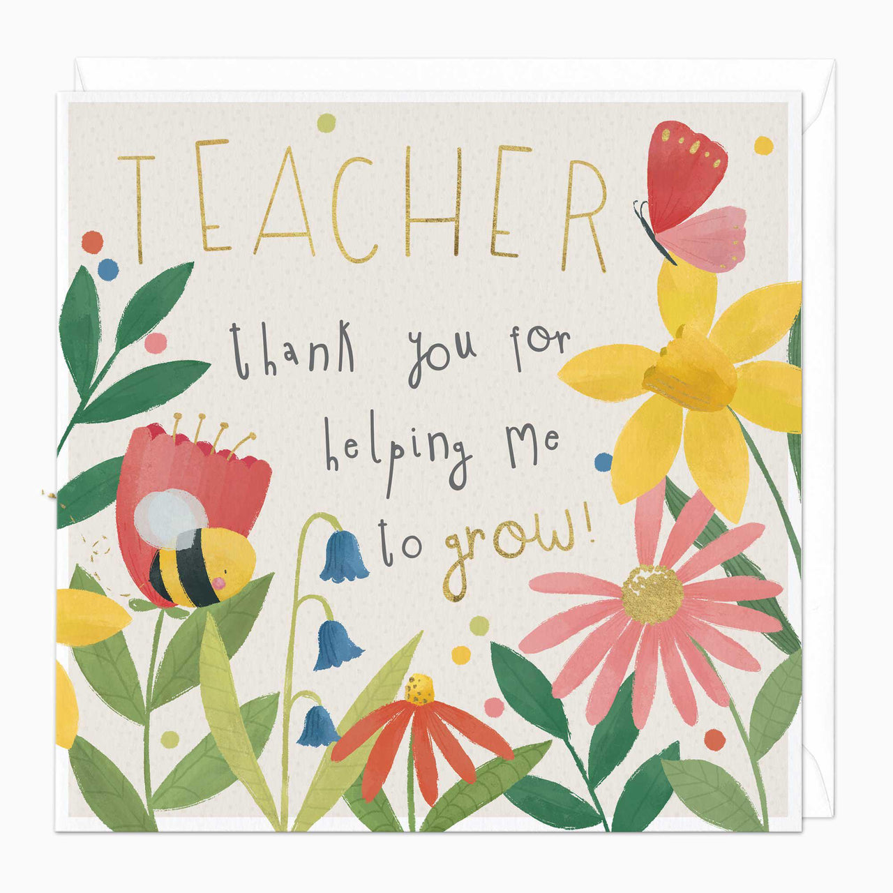 Greeting Card-F330 - Helpful Teachers Thank You Card-Whistlefish