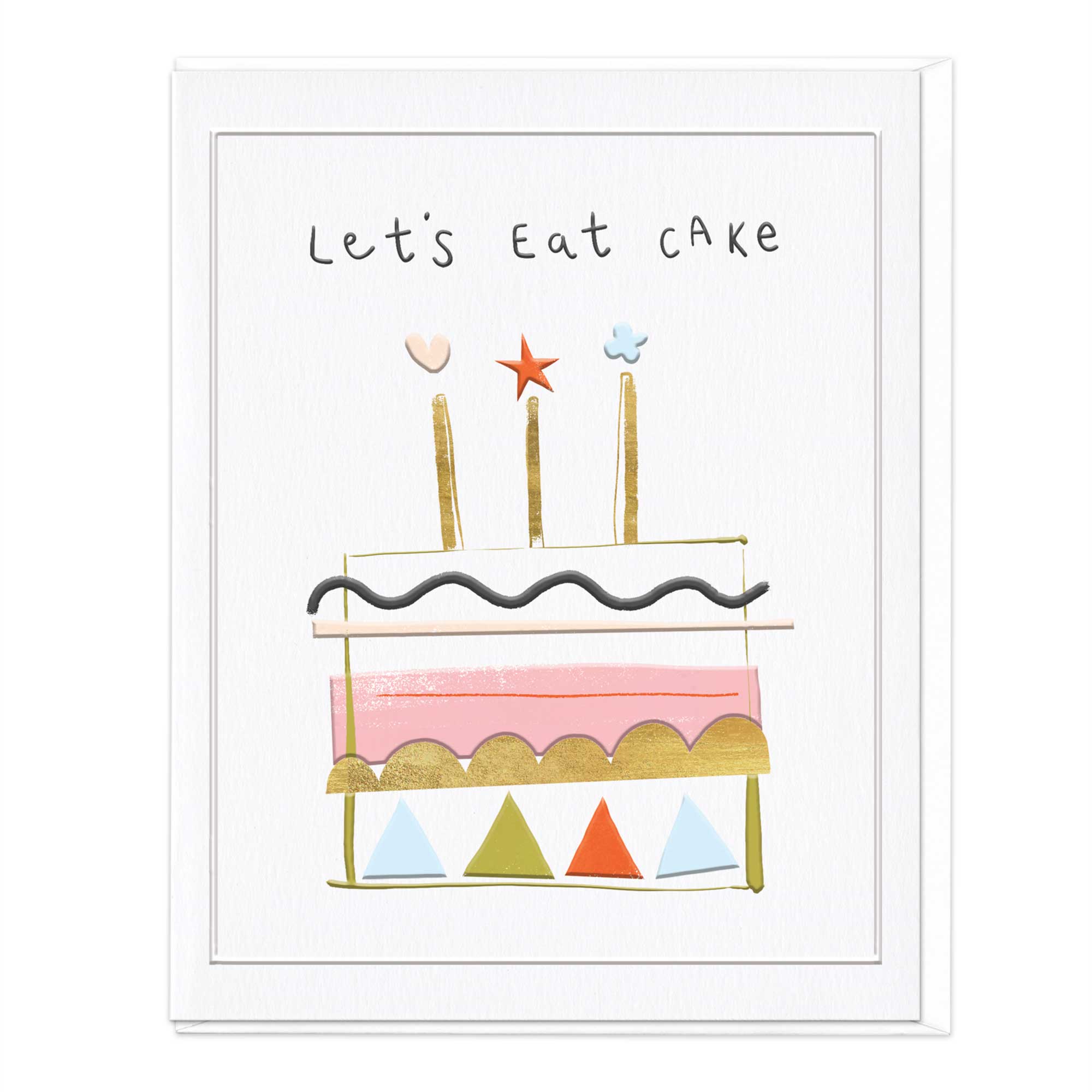 Greeting Card - F356 - Lets Eat Cake Birthday Card - Lets Eat Cake Birthday Card - Whistlefish