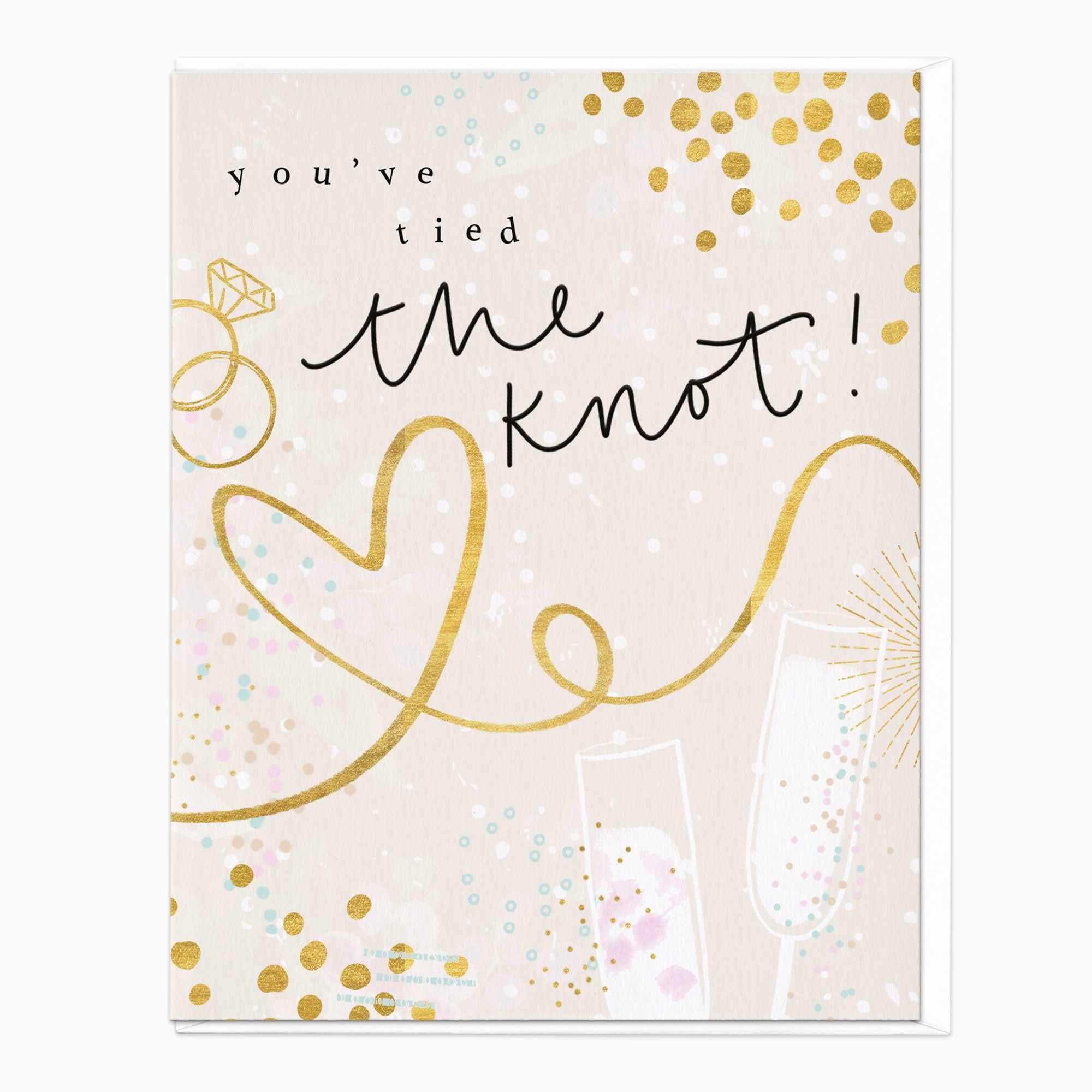 Greeting Card-F464 - You’ve Tied The Knot Card-Whistlefish