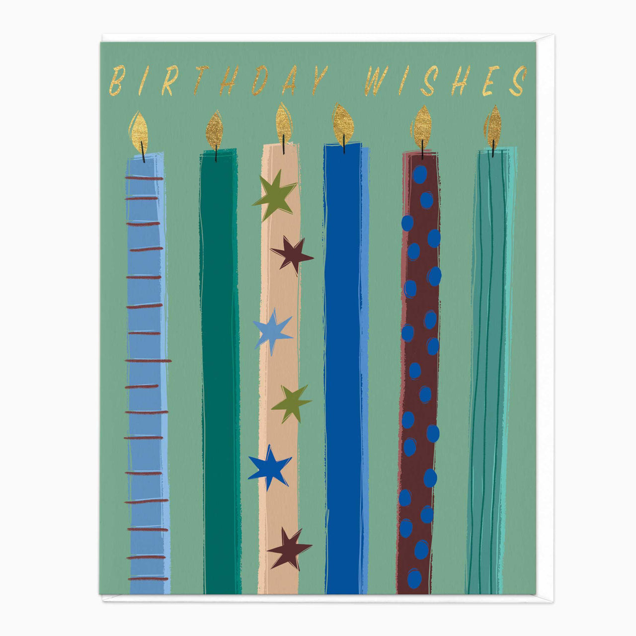 Greeting Card-F470 - Charming Candles Birthday Card-Whistlefish