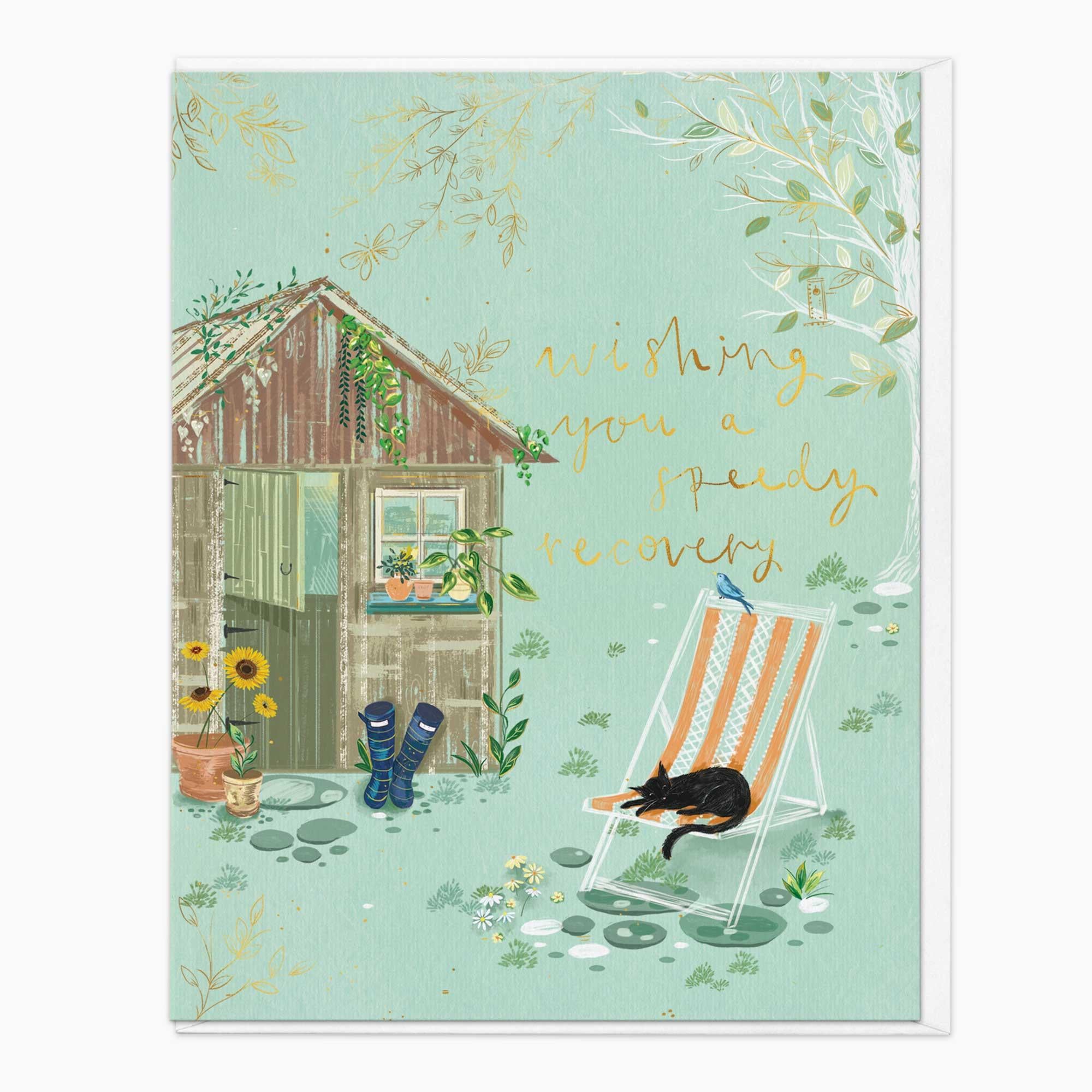 Greeting Card-G034 - Garden Bliss Recovery Card-Whistlefish