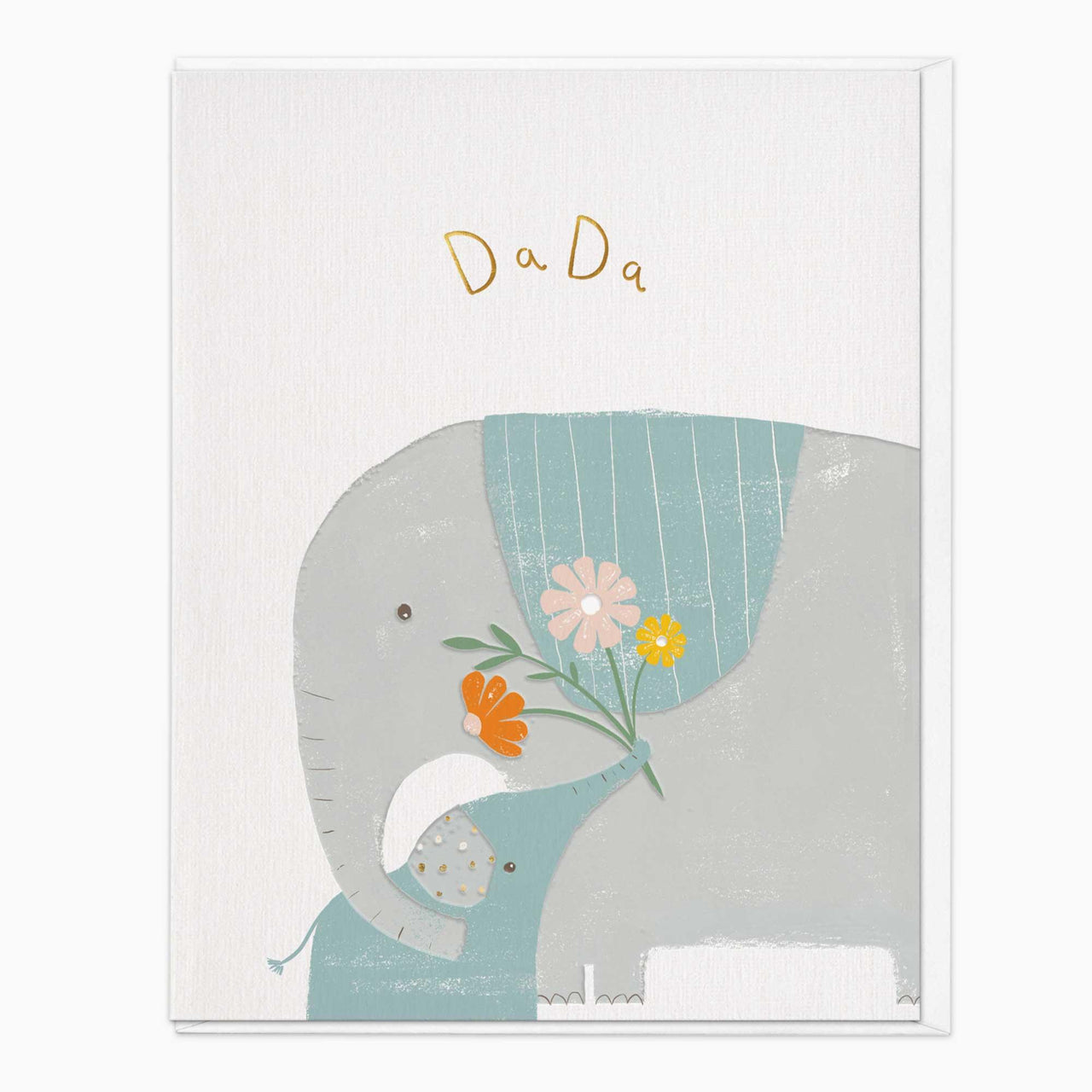 Greeting Card-G082 - Thoughtful Elephant Dad Card-Whistlefish
