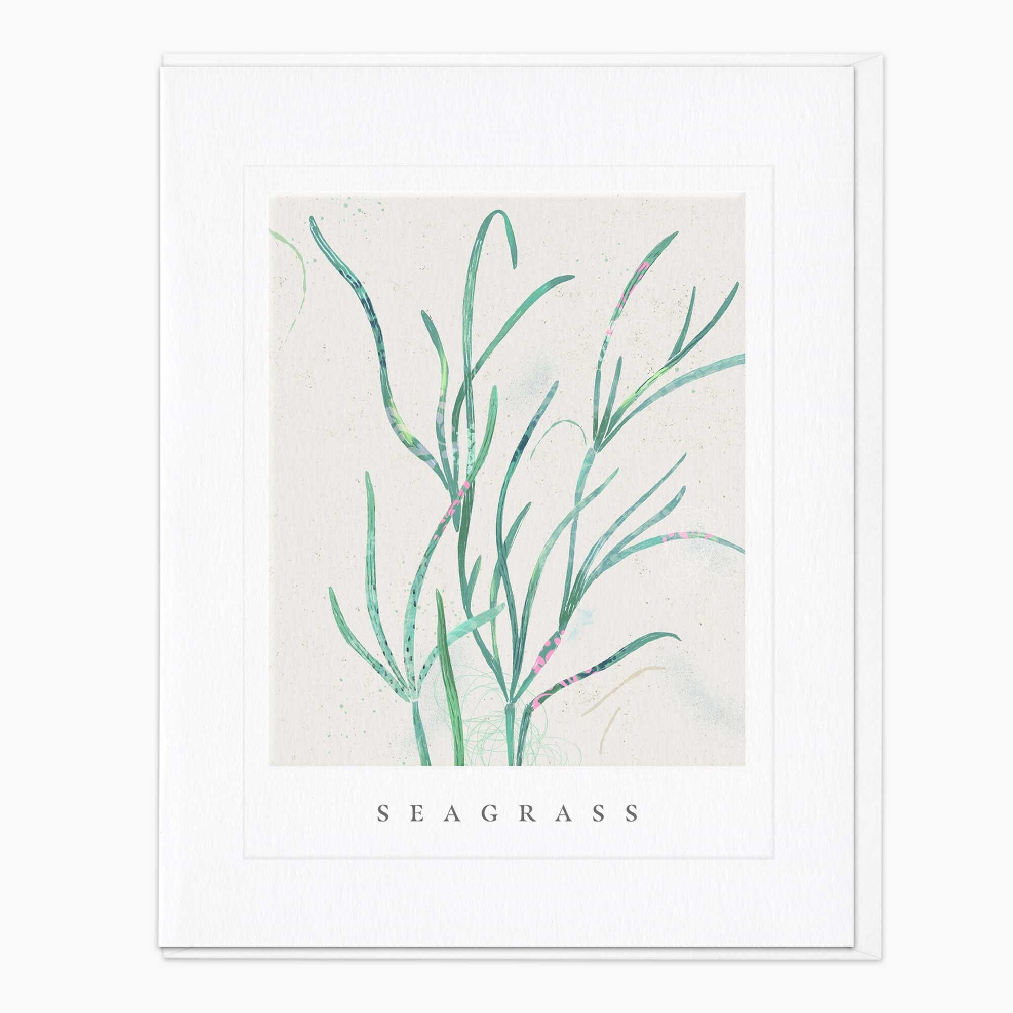 Greeting Card-G099 - Seagrass Art Card-Whistlefish