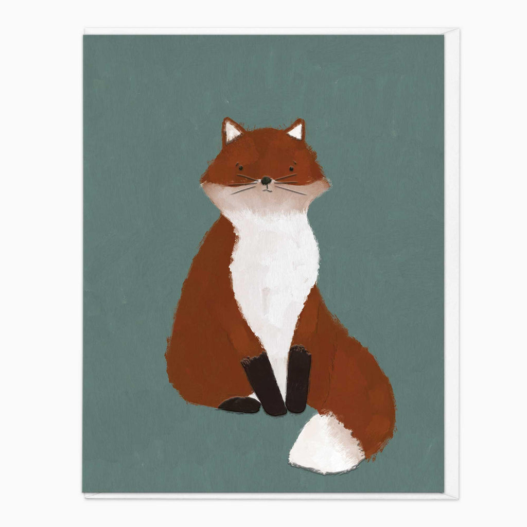 Greeting Card-G102 - Woodland Wonders Fox Art Card-Whistlefish