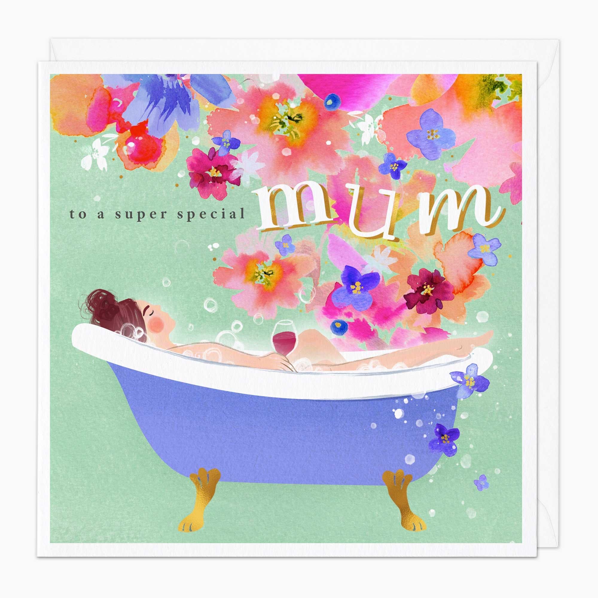 Greeting Card-G117 - To A Super Special Mum Card-Whistlefish