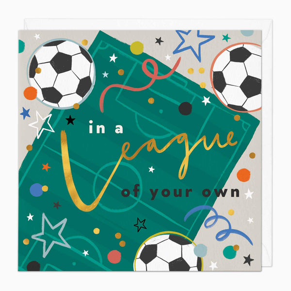 Greeting Card-G136 - League Of Your Own Birthday Card-Whistlefish