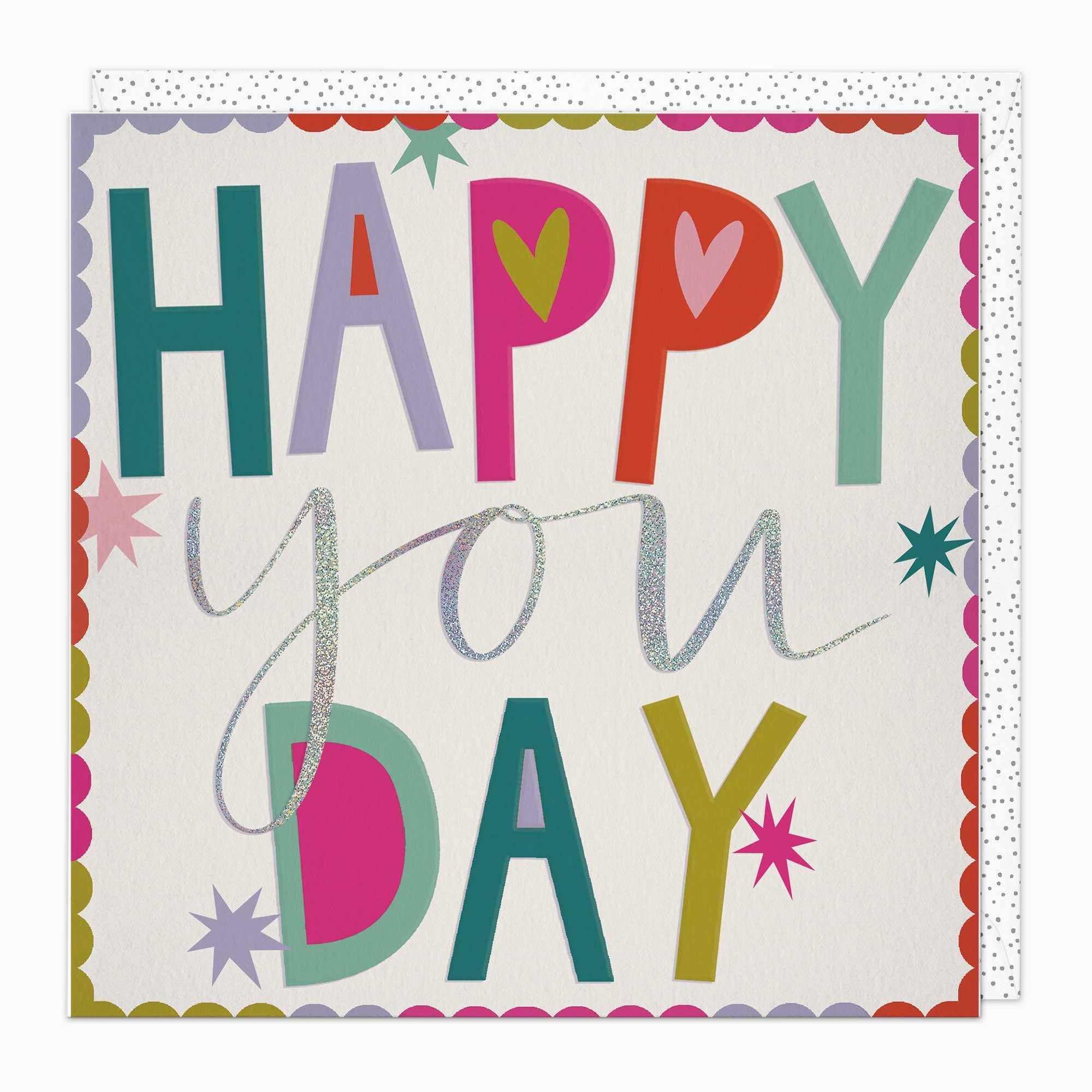 Greeting Card-G155 - Happy You Day Birthday Card-Whistlefish