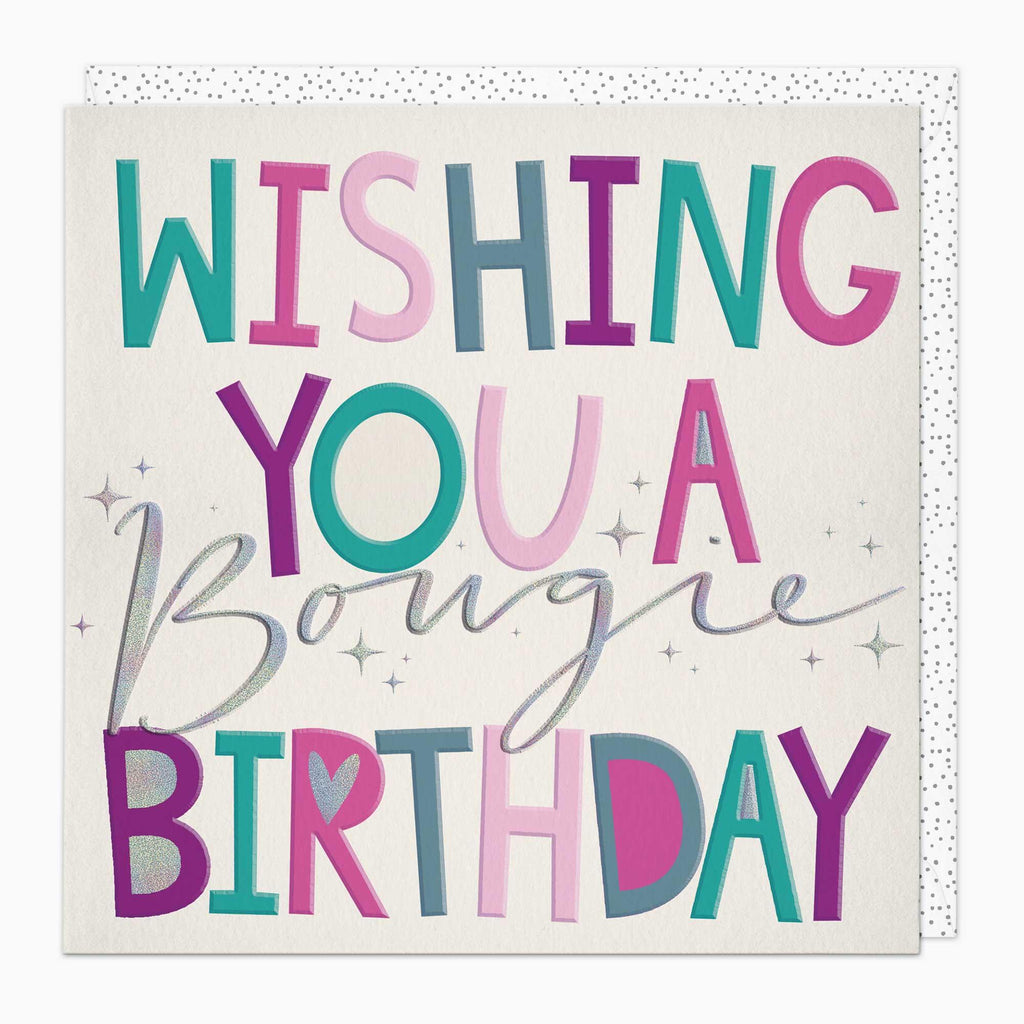 Greeting Card-G156 - Bougie Birthday Card-Whistlefish