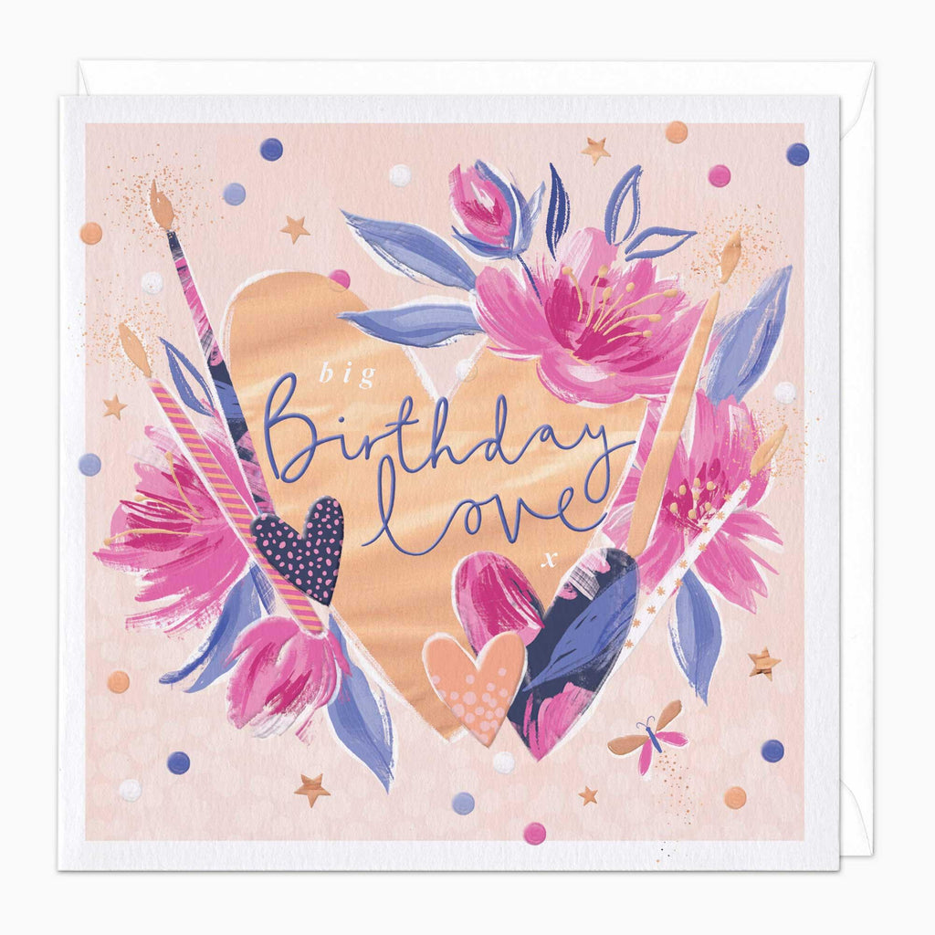 Greeting Card-G186 - Big Birthday Love Birthday Card-Whistlefish