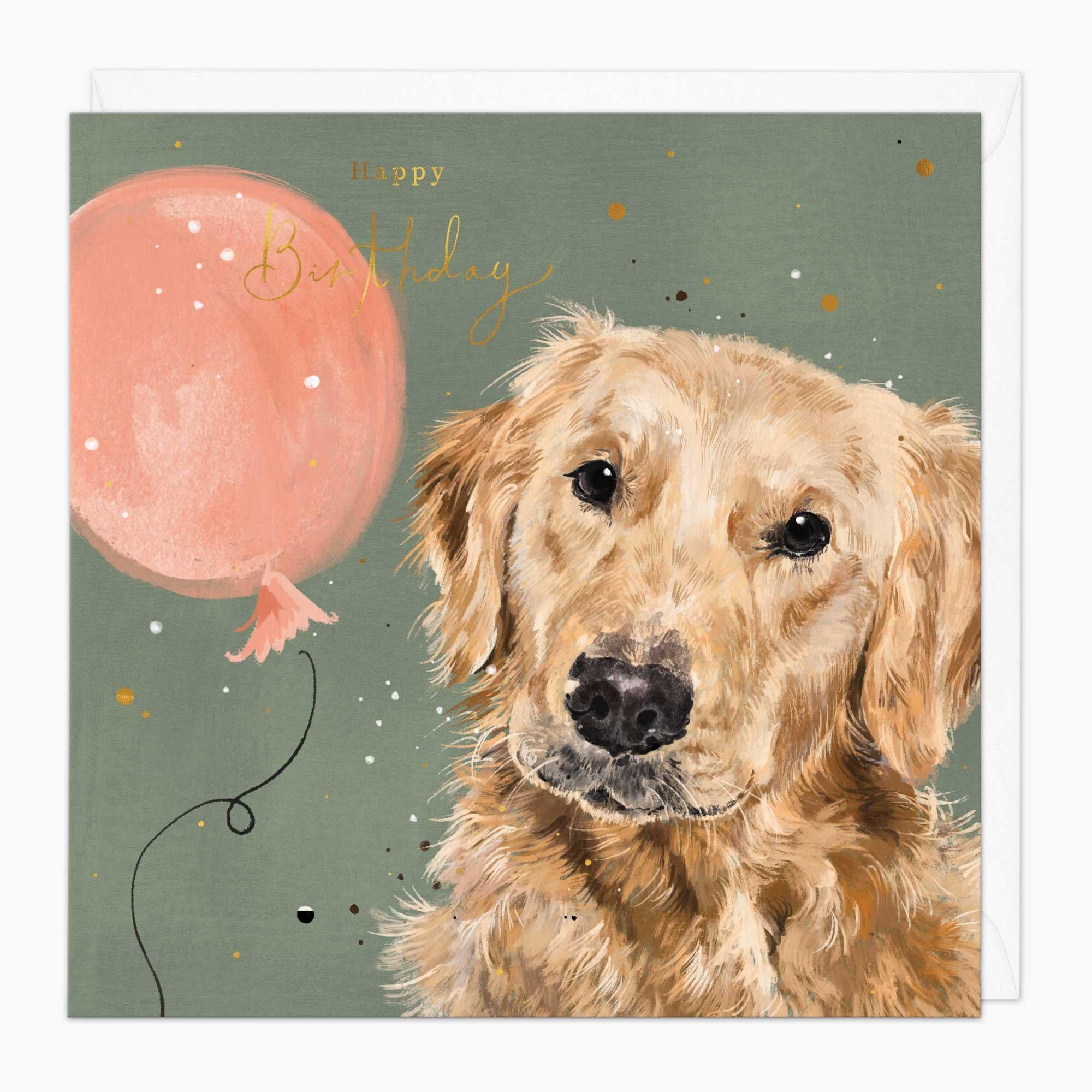 Greeting Card-G199 - Retriever Birthday Card-Whistlefish