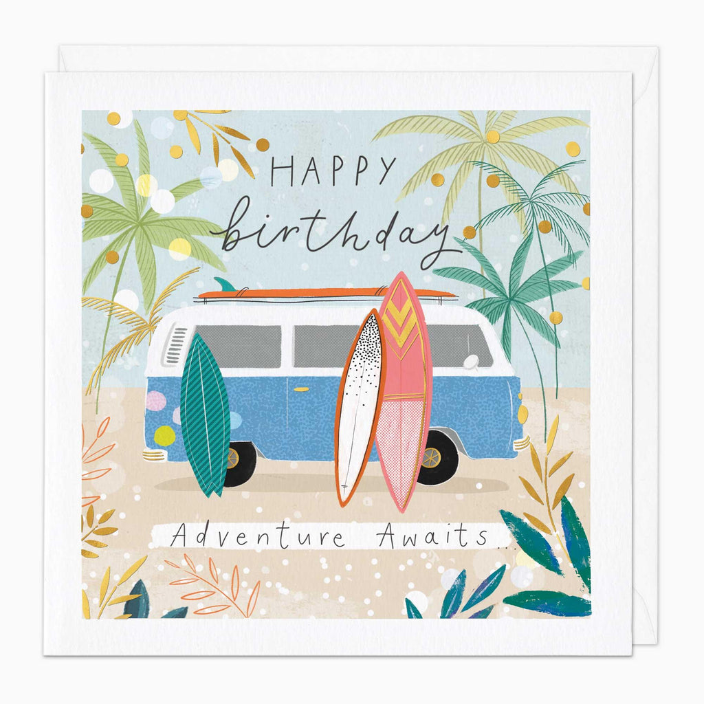 Greeting Card-G205 - Adventure Awaits Birthday Card-Whistlefish