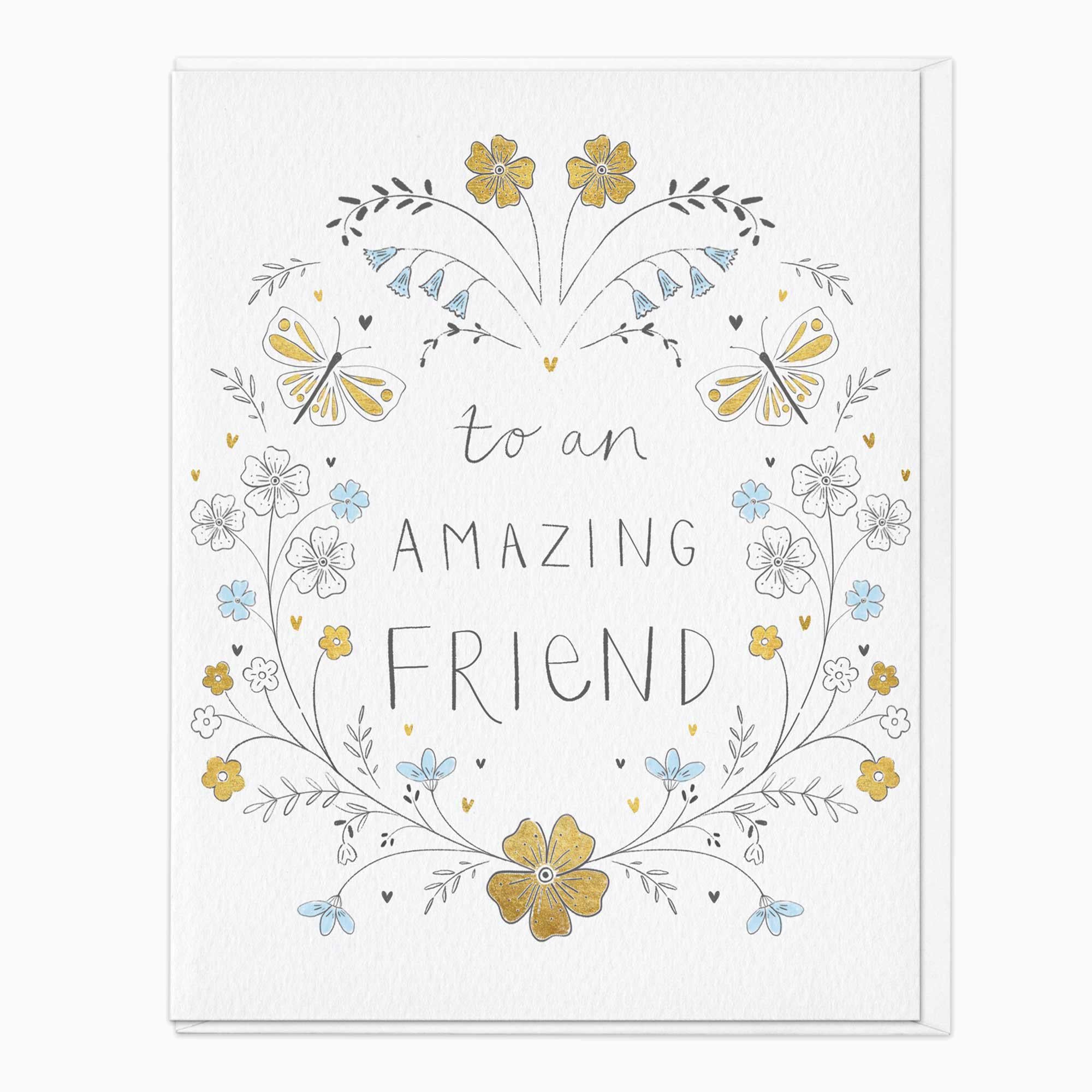 Greeting Card-G211 - Amazing Friend Card-Whistlefish