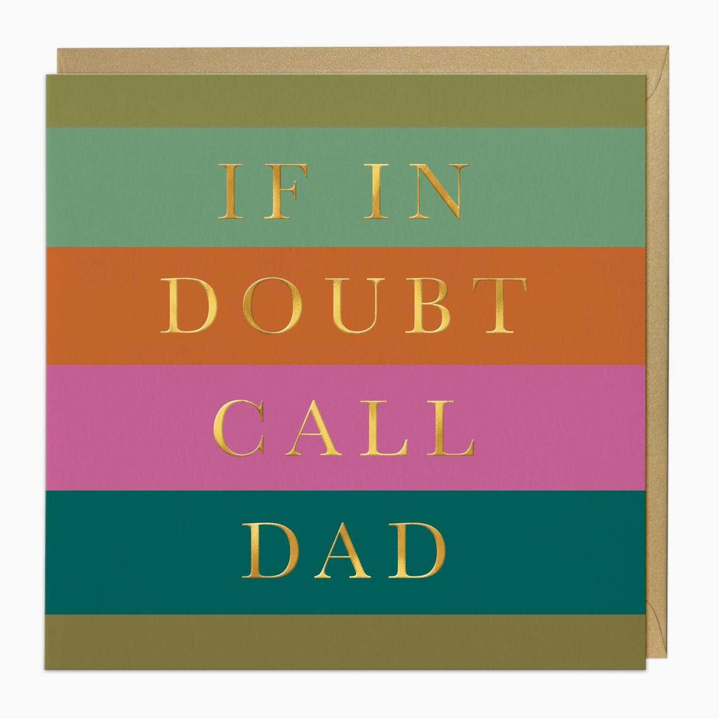 Greeting Card-G216 - Call Dad Father's Day Card-Whistlefish