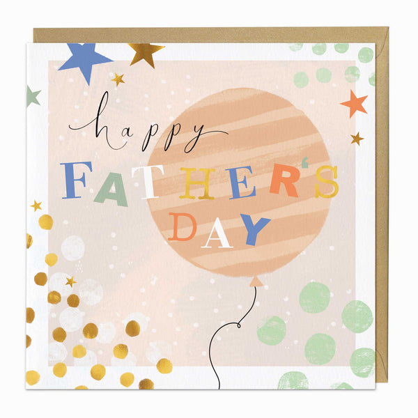 Greeting Card-G217 - Big Balloon Father's Day Card-Whistlefish
