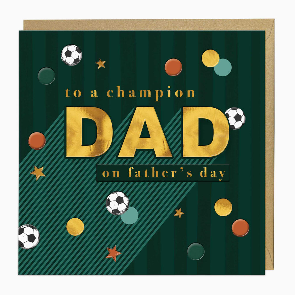 Greeting Card-G246 - Champion Dad Father's Day Card-Whistlefish