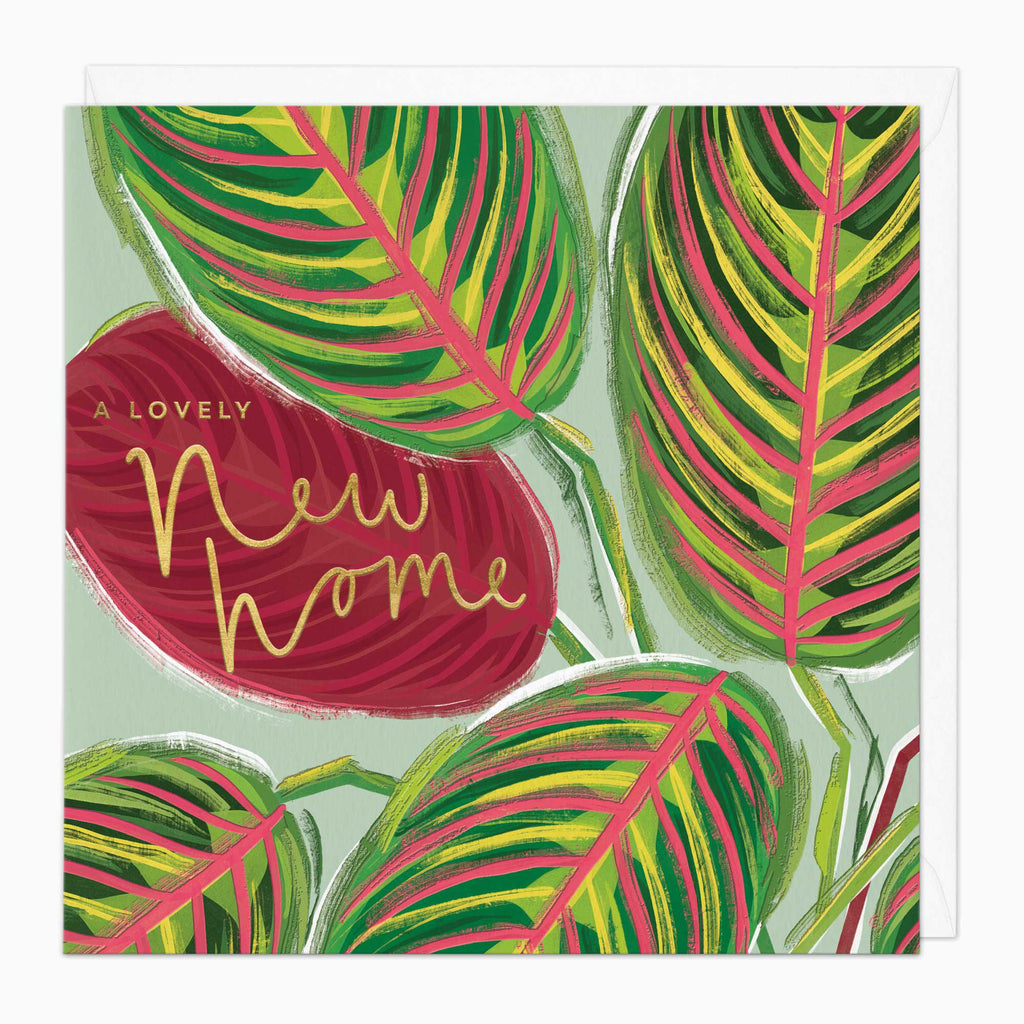 Greeting Card-G247 - Leafy New Home Card-Whistlefish