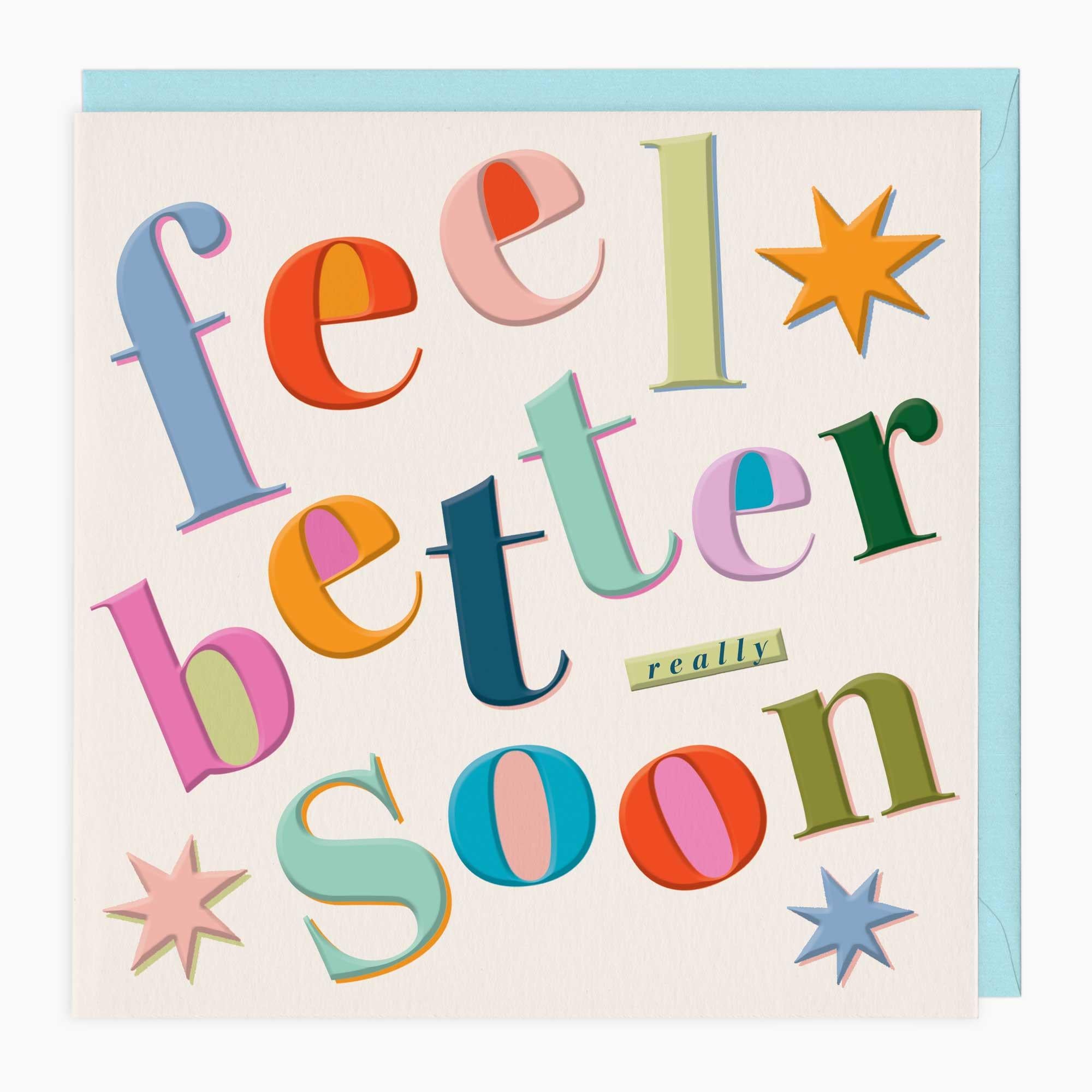 Greeting Card-G280 - Feel Better Soon Card-Whistlefish