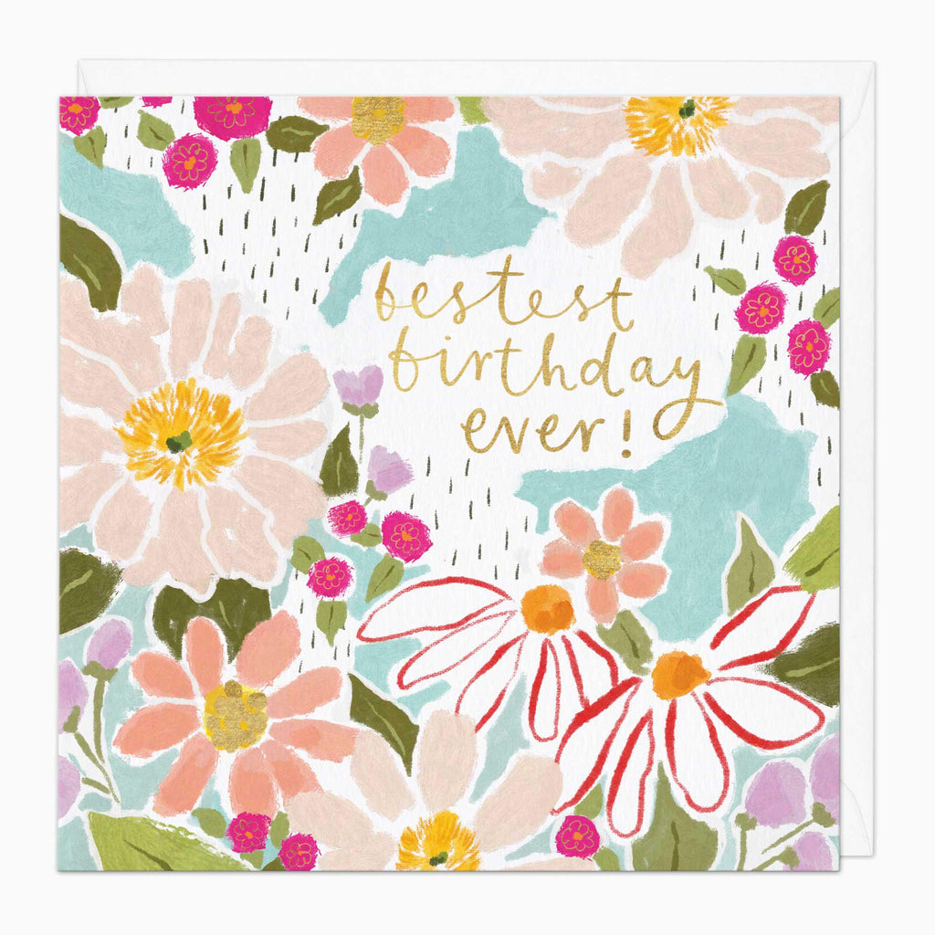 Greeting Card-G304 - Blossom Breeze Birthday Card-Whistlefish