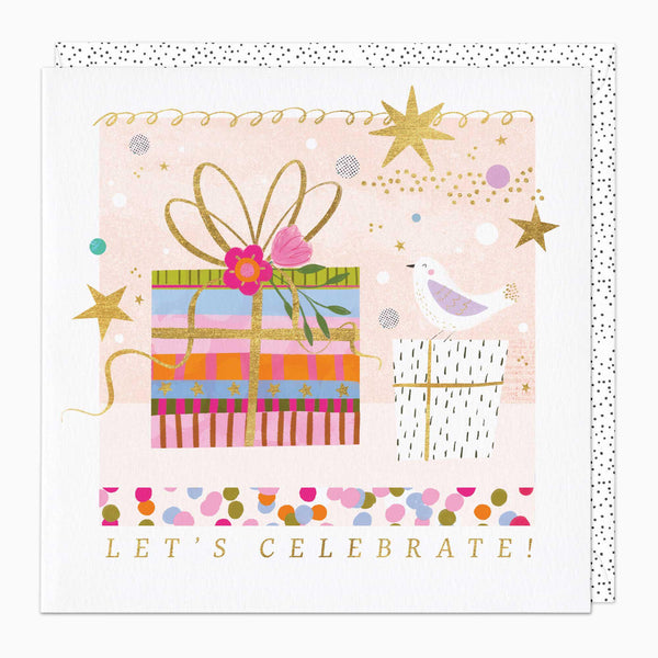 Greeting Card-G327 - Let's Celebrate Card-Whistlefish