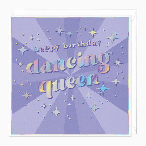 Greeting Card-G342 - Dancing Queen Birthday Card-Whistlefish