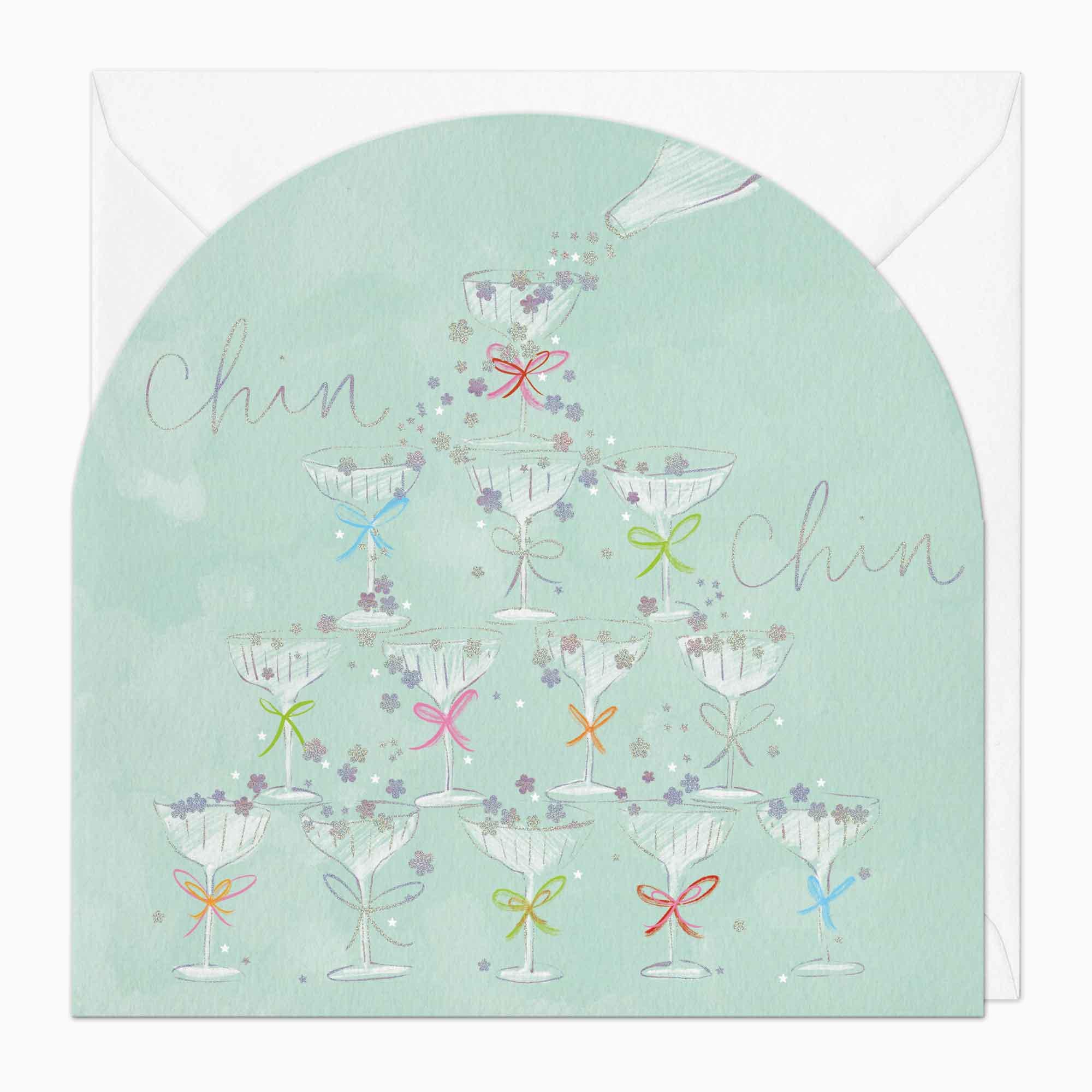 Greeting Card-G380 - Chin Chin Card-Whistlefish