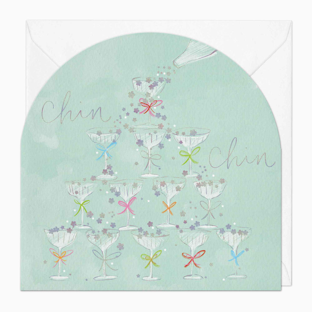 Greeting Card-G380 - Chin Chin Card-Whistlefish