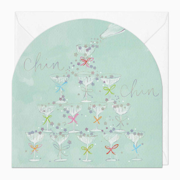 Greeting Card-G380 - Chin Chin Card-Whistlefish