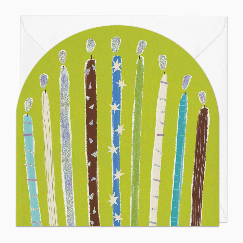 Greeting Card-G381 - Candles Card-Whistlefish