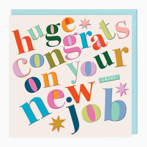 Greeting Card-G397 - Shiny New Job Card-Whistlefish