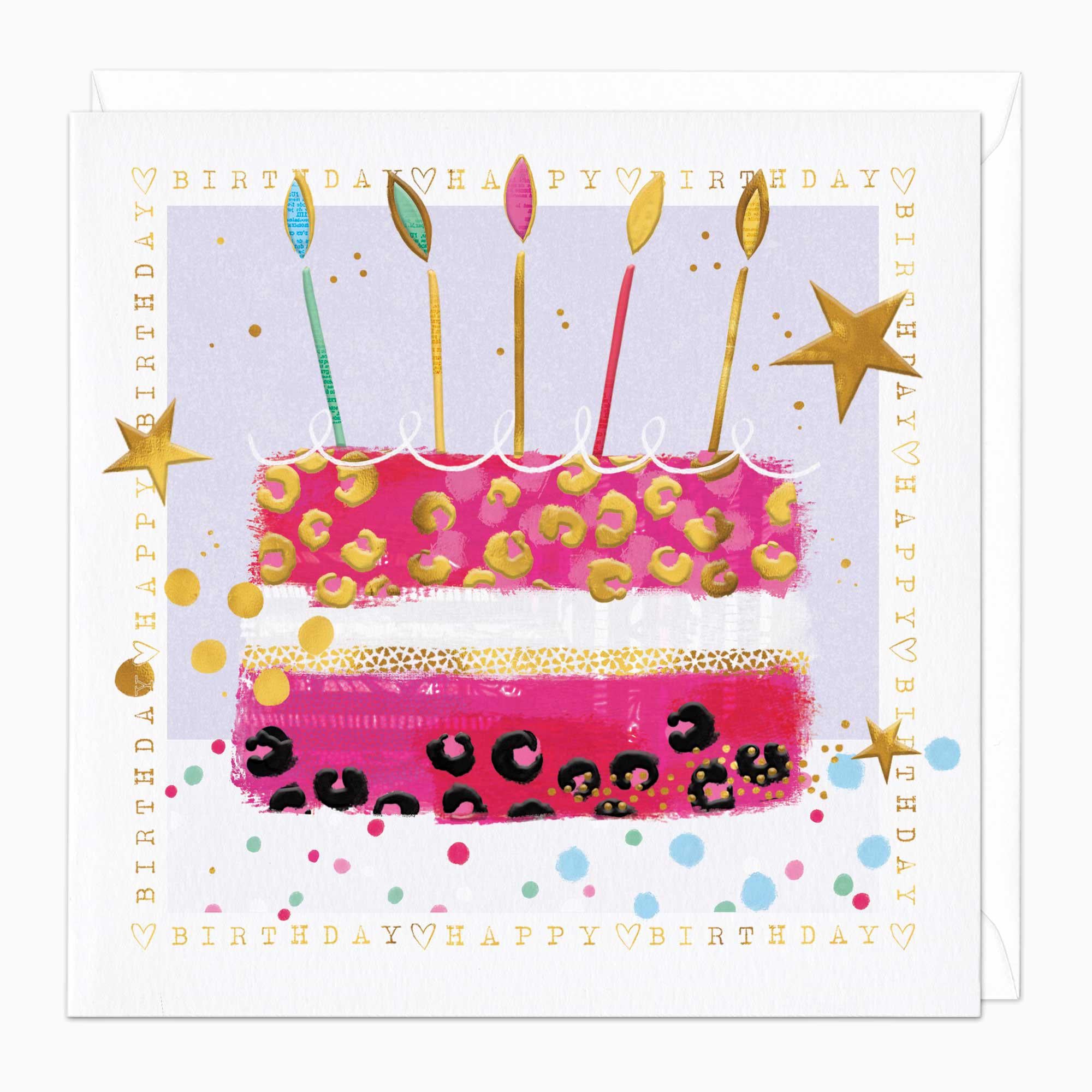 Greeting Card-G400 - Wild Layers Birthday Card-Whistlefish