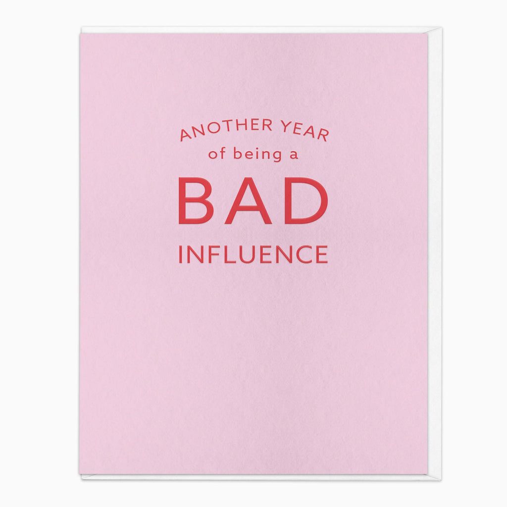 Greeting Card-G449 - Bad Influence Birthday Card-Whistlefish