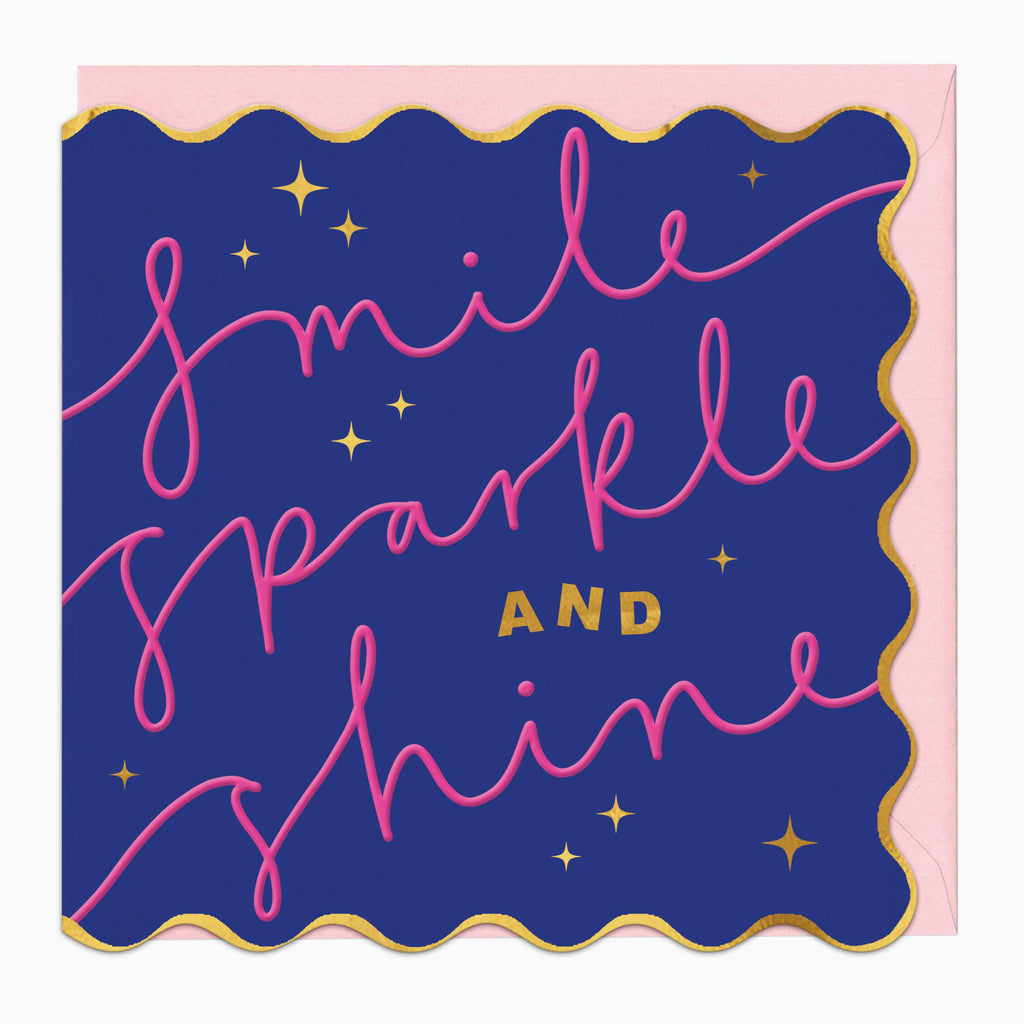 Greeting Card-G454 - Smile, Sparkle & Shine Card-Whistlefish